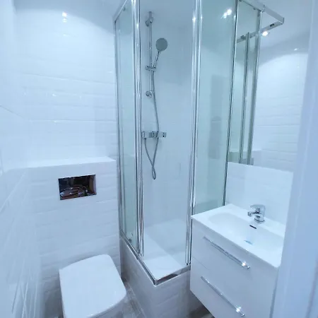公寓 Kwatera Prywatna Albatros 3-pokojowe Balkon Parking Do Plazy Tylko 700 M 格但斯克