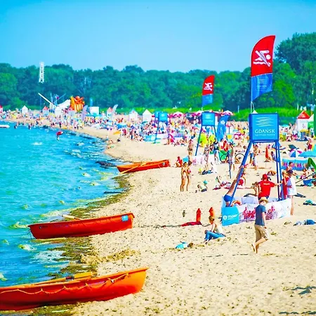 Kwatera Prywatna Albatros 3-pokojowe Balkon Parking Do Plazy Tylko 700 M * Гданьск